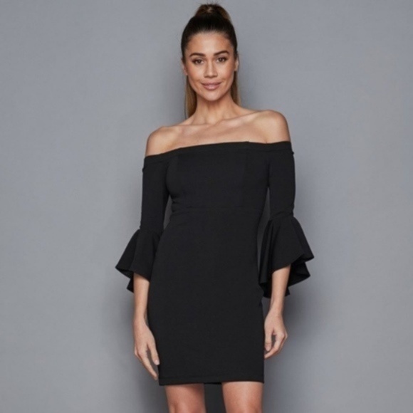 Teeze Me Dresses & Skirts - NEW Off-The-Shoulder Little Black Cocktail Dress